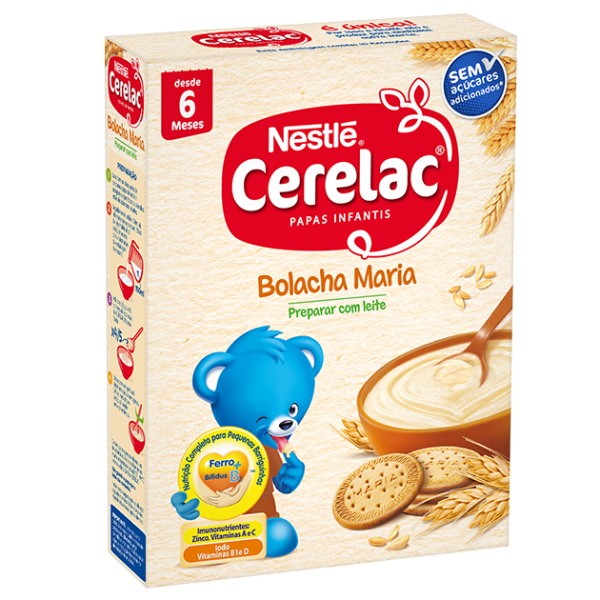 Papa Cerelac Bolacha Maria Nestlé 250g