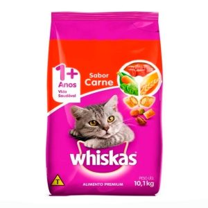 Ração Whiskas Para Gato Sabor Carne 10kg