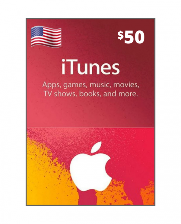 Apple Store & Itunes 50 usd USA