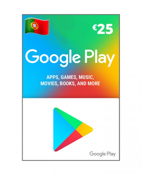 Google play 25 euros PT