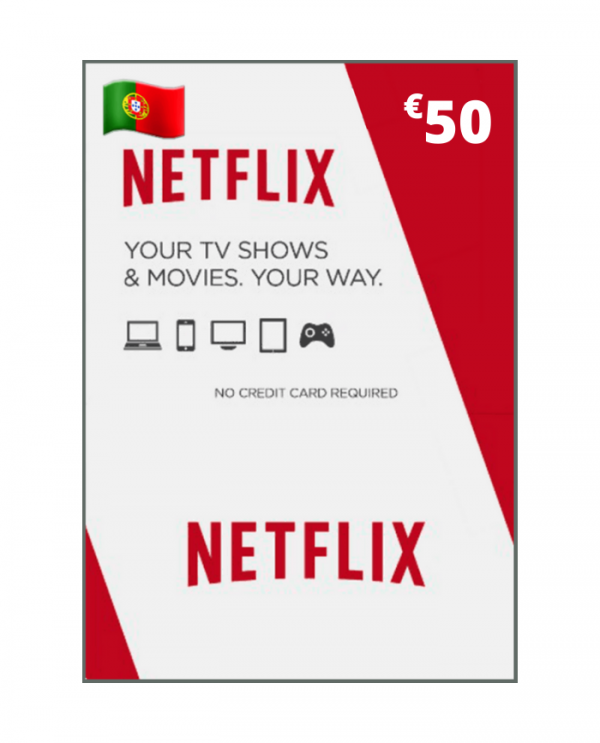 Netflix 50 euros PT