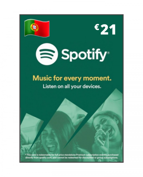 Spotify 21 euros PT