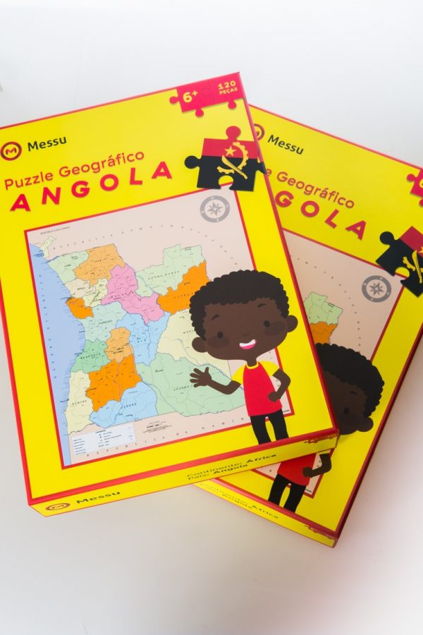 Mapa de Angola em Puzzle (quebra-cabeça)