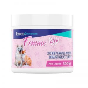 Suplemento Vitamínico Biox Femme Life Para Cães e Gatos 300g