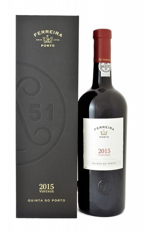 Vinho Porto FERREIRA VINTAGE QTA do PORTO 2015 75cl Gift Pack